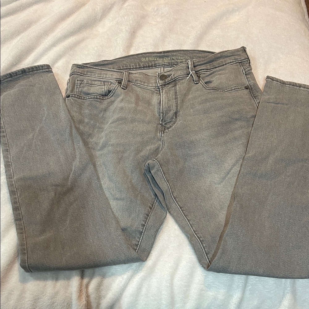 Old Navy Gray Denim Jeans